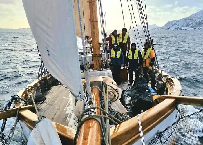 Glass Domes At Arctic Ocean